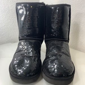 black sequin uggs